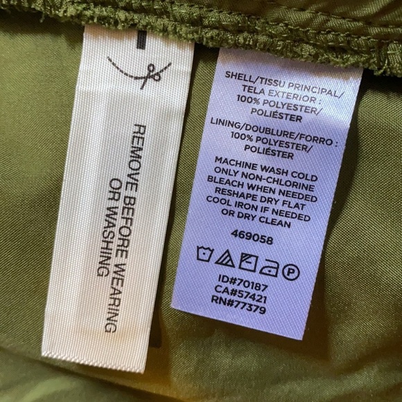 Ann Taylor Petite 6P army green skirt NWT​ - Picture 7 of 7